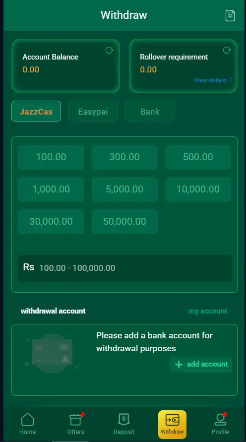 Withdrawal Process and Payment Options EU777 Game 