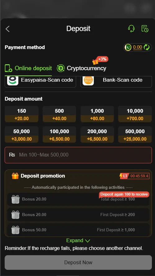Y999 Game Deposit Methods and Wallet Funding