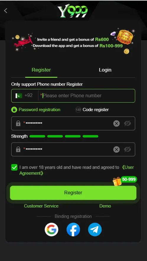 Registration and Account Sign-Up